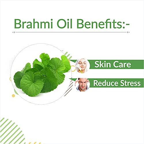 Image of B-URBAN Brahmi (Bacopa Monnieri) Oil|100% Pure & Natural Undiluted Essential Oil Organic Standard For Skin & Hair Care|Therapeutic Grade Oil, Conditions Dry Scalp And Hair, Improves Skin - 30ML