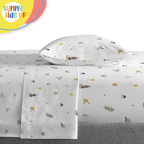 Image of Sunny Side Up Kids Comforter Set Includes Sheets and Pillow Covers - Soft and Cozy Bed Set for Stylish Room Decor, Multicolor - Star Wars Mandalorian, 5 Piece Twin Size Bedding