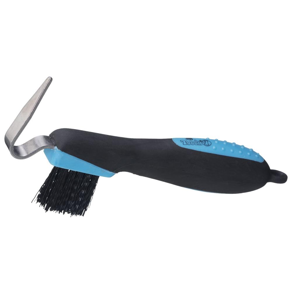 Tough 1 Great Grips Hoof Pick Brush Turquoise