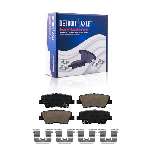 Image of Detroit Axle - Rear Brake Pads for For 2011-2016 Kia Optima