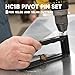 SyunsXoon 2Pack HC1B Pivot Pin Set for Malco HC1 and HC2 Cutters, Metal Hole Cutters Pivot Pin Replacement for Grainger 1ELG5 and 1ELH8 Sheet Metal Hole Cutters Pivot Pin Tool