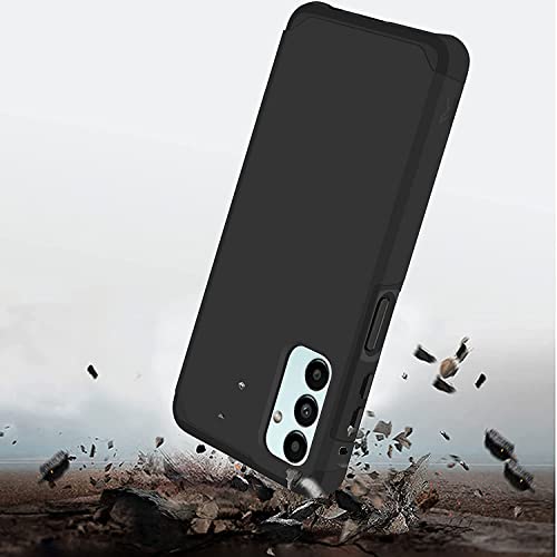 Gb Dual Layer Shockproof Slim Case Cover + [Tempered Glass] Compatible With Samsung Galaxy A13 5G - Grey Wolf #TOP2
