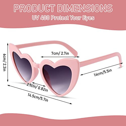 DIVINA VITAE Heart Shaped Sunglasses For Women Vintage Love Retro Sun Glasses Clout Goggle Wedding Bride Sunglasses UV4004