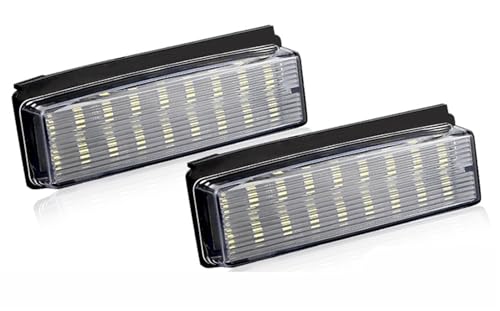 Lámpara de matrícula LED para Mazda Roadster MK3 acabado blanco puro