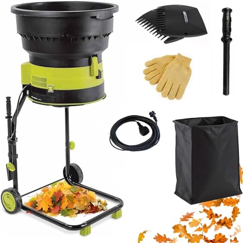 Trituradora de hojas para limpieza de jardin y herramienta de compostaje 2