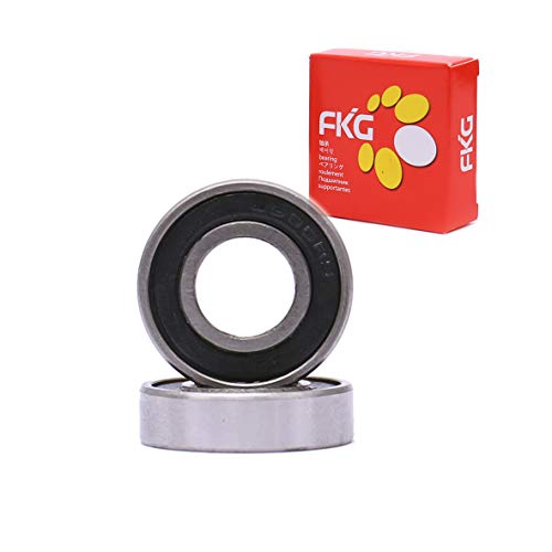 FKG 6900-2RS 10x22x6mm Deep Groove Ball Bearing Double Rubber Seal Bearings Pre-Lubricated 2 Pcs