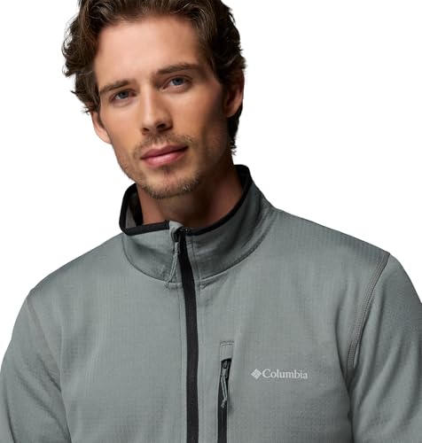 Image of Columbia Men's Essential Hike Grid Fleece Full Zip