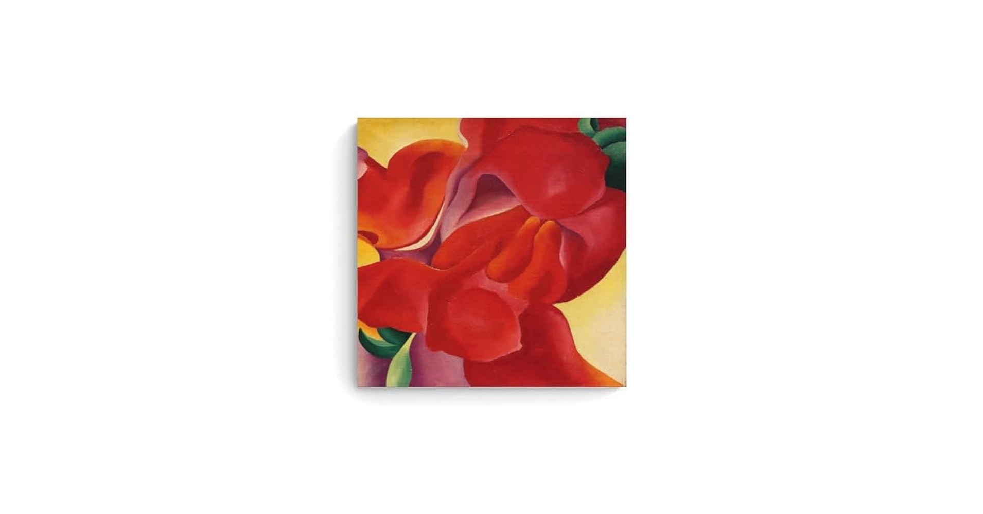 Red Cannas（ジョージア オキーフ）アートポスター Amazon