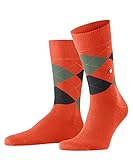 Burlington Herren Socken King, Nachhaltige biologische Baumwolle, 1 Paar, Orange (Orange 8417), 40-46
