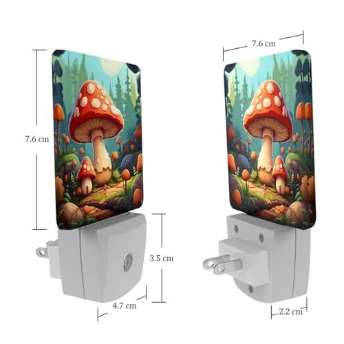 Lámpara nocturna led enchufable 2 unidades para niños miniatura 7