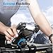 Bike Phone Holder [2025 Upgrade] - Motorcycle Phone Mount 100mph Military Anti-Shake 10s Quick Install Bicycle Phone Holder Handlebar Phone Mount Compatible with iPhone, Samsung, All Smartphone, Black