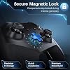 TNP for Elite Controller Paddles Compatible with Xbox Elite Series 1, 2 & Core Controller - 5 in 1 Accessories Replacement Metal Stainless Steel Paddles Trigger & D-Pad Parts, Blue