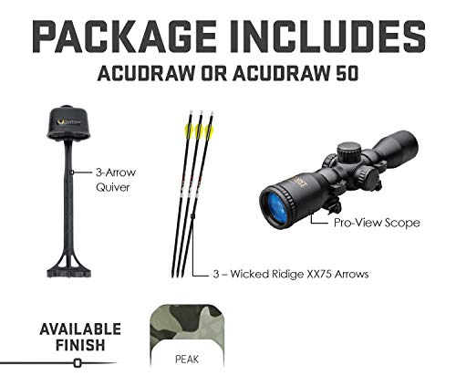 Wicked Ridge Invader 400 Crossbow with Acudraw, Pro View Scope Package - Thumbnail 5