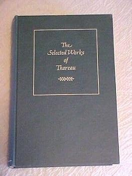 Hardcover THE SELECTED WORKS OF THOREAU, Houghton Mifflin (1975) Book