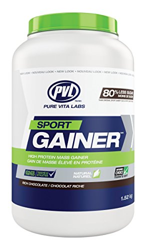 PVL Essentials Sport Gainer Rich Chocolate, 3.3 lbs