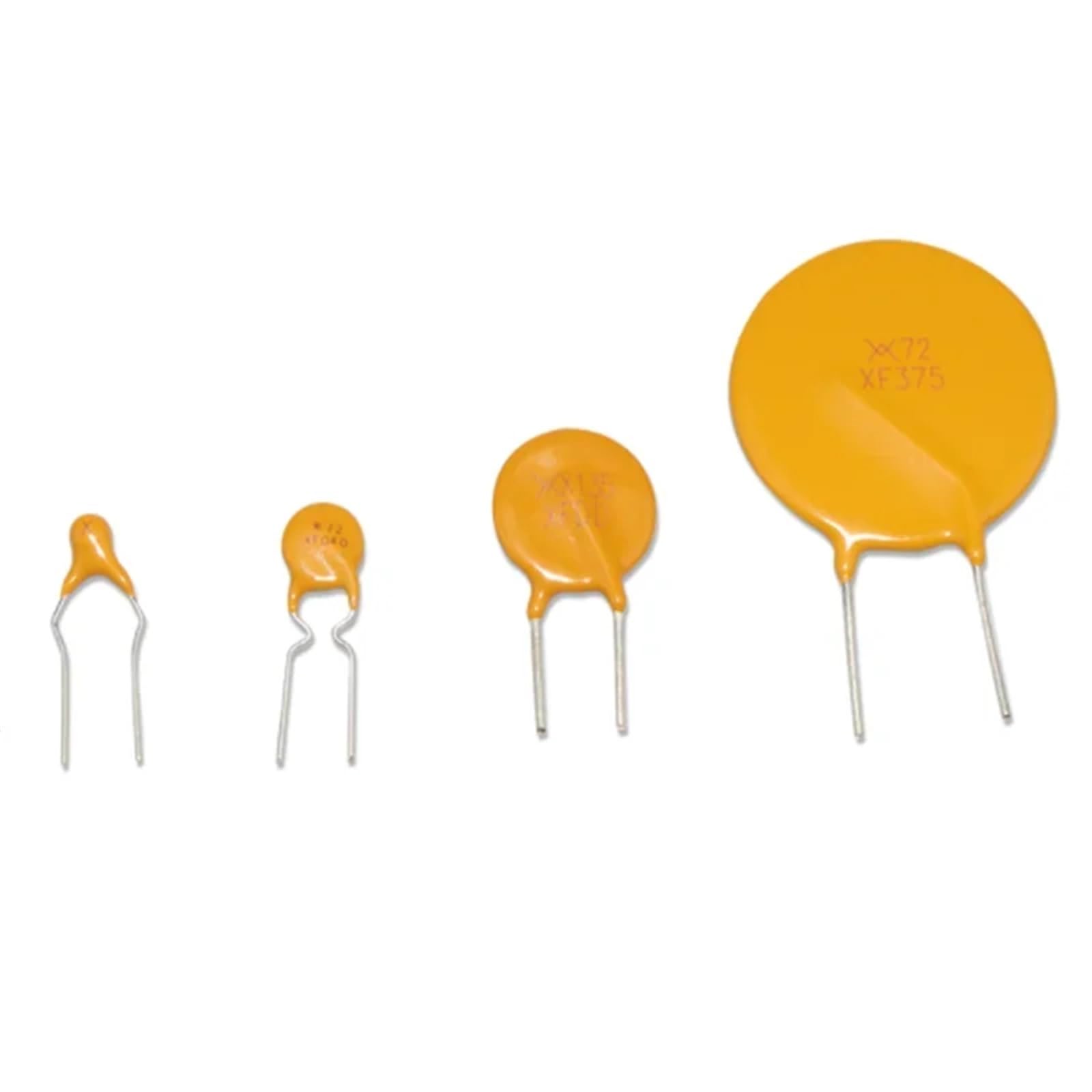 Lote de 20 fusibles autorreiniciables de 72 V y 60 V, RXEF005, RXEF010, RXEF030, RXEF050, 020, 025, 065, 075, 090, 110, 160, 185, 200, 250, 300, 375, 0,05 A-5 A(RXEF375 3.75A 10PCS)