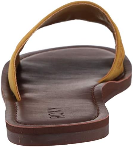 Roxy Women's Helena Slip On Sandals, Mustard, 5 M US | Image 2