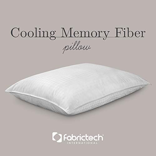 Almohada Espuma de poliuretano Queen blanca miniatura 2