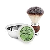Nowość: Störtebekker® Premium mydło do golenia Aloe Vera - ręcznie wykonane mydło do wydajnej pianki do golenia - idealne do golenia za pomocą maszynki do golenia i brzytwy - wegańskie mydło do golenia dla kobiet i mężczyzn - 70 g