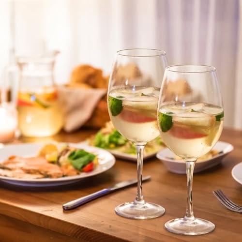 Wine Glasses Set of 2, 10 OZ Long Stem Wine Glasses Set for Red Wine and White Wine, Christmas Gift, Mother's Day Gift - Image 5