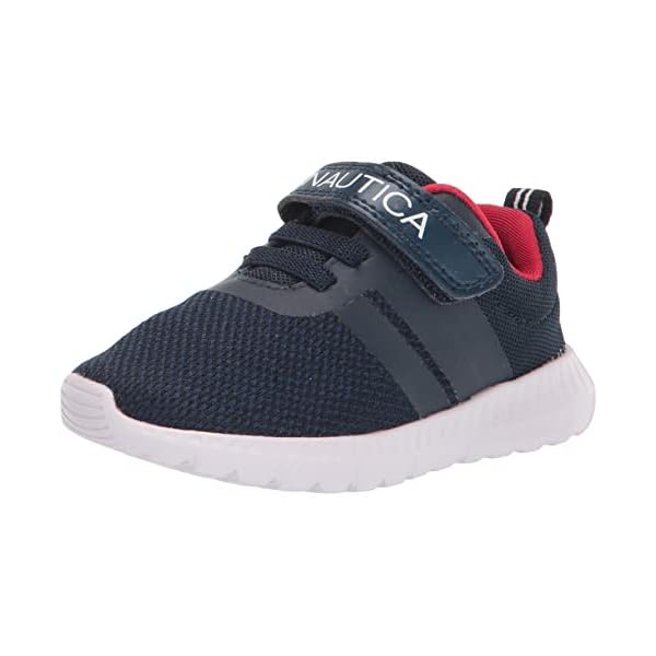 Nautica Kids Boys Fashion Sneaker Athletic Running Shoe with One Strap (Toddler/Little Kid)