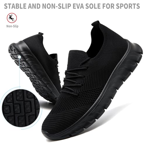 Mens Running Shoes Tennis Sneakers Gym Walking Slip On Lightweight Breathable Comfortable Fashion4