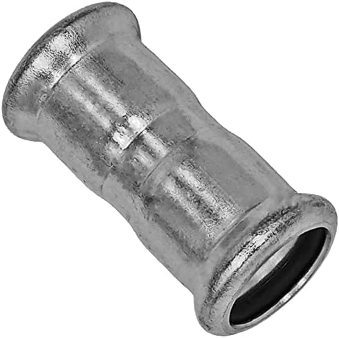 Muffe Inox MegaHaustechnik Muffe 15x15 Pressfitting aus Edelstahl V4A für Rohr ...