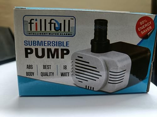 Image of 18 Watt Submersible Water Pump - 180V-230V, 1.8 M Cooler Pump for Desert Air Cooler, Aquarium, Fountains, Ponds (Black /Grey)