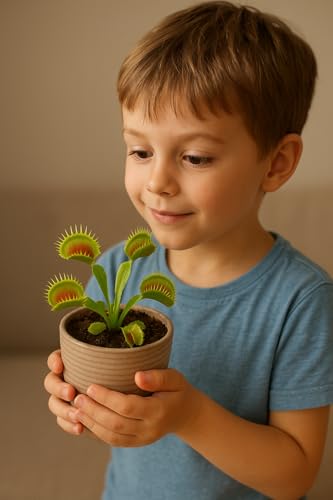 20 Premium Venusfliegenfalle Samen – Dionaea muscipula – fleischfressende Pflanze, hochwertige Saat zur Anzucht eines natürlichen Schädlingsfängers für Fliegen, Mücken, Ameisen & Spinnen