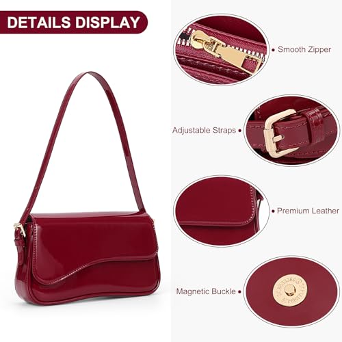 Small Shoulder Bag Y2K Purses for Women Crocodile Handbag Clutch Purse Classic Crossbody Bag Satchel Purse3