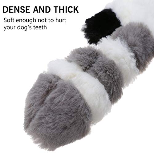 PDTO Hundespielzeug ohne Füllung, Quietschspielzeug für Hunde für kleine und mittelgroße Hunde (3 Packungen - 46 cm)