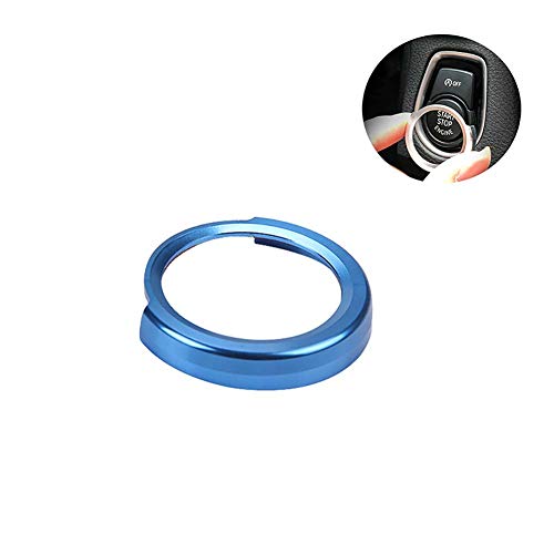 Laduup Auto Start Engine Pulsante sostituisce Cover, Telaio ad Anello per Il Pulsante Start/Stop, Accessorio Interruttore Decorazione per BMW F30 316i 320i 328i F20 c