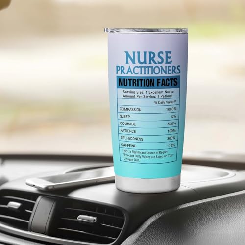 joytumbler Nurse Practitioner Gifts For Women Nurse Practitioner Week Gifts for NP Stainless Steel Tumbler With Lid 20OZ by joytumbler - Used condition - Image 7