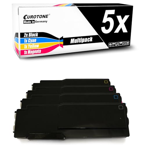 Lot de toner Eurotone Xerox Phaser 6600 idéal pour les rapports d'agence et présentations