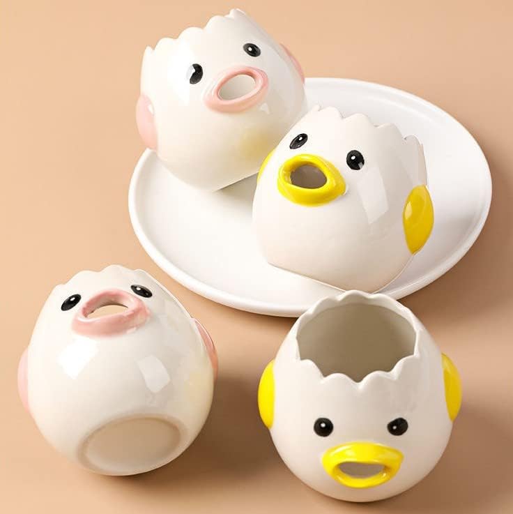 Miniatura 9 de Separador de yema de clara de huevo, separador de huevos, separador de yema, filtro de huevo, separador de huevos, herramienta de cocina creativa