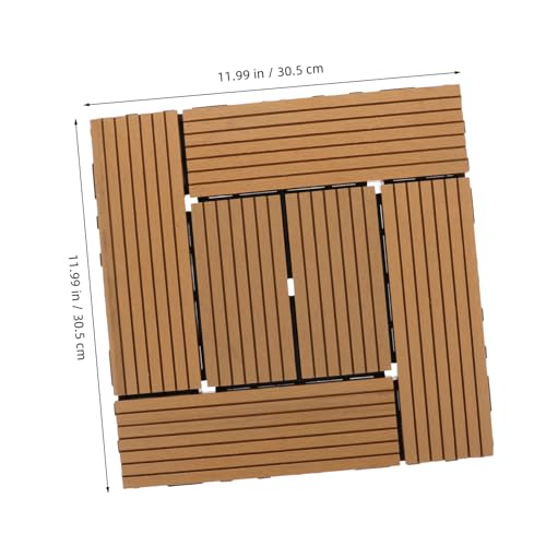 Dalles de terrasse emboîtables antidérapantes plastique extérieur jardin