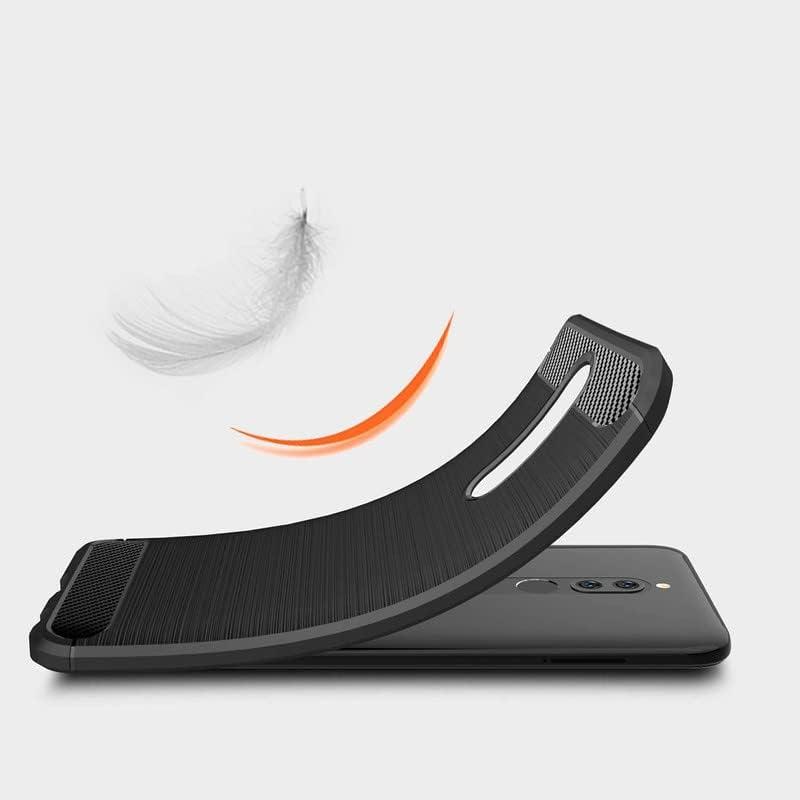 Image of Hybrid Carbon Fiber Back Case for Mi Redmi 8 (Black)
