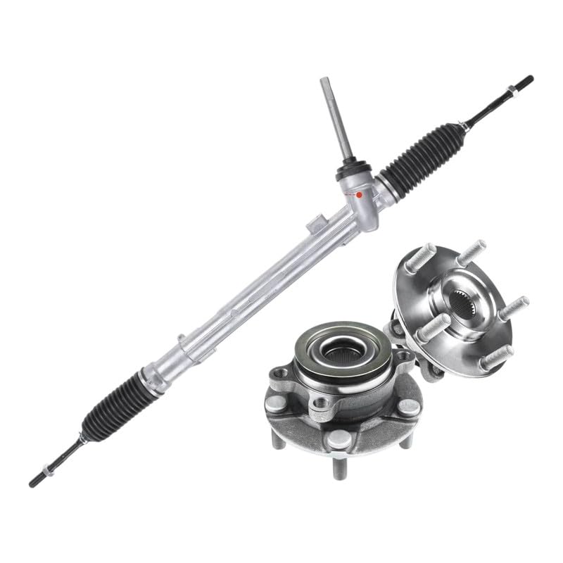 Replacement Parts for 3X Front Rack and Pinion Hub Bearing Kit for Nissan Rogue 2008 2009-2013 L4 2.5L Mod-A58PP-32135