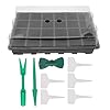 Housoutil 1 Set Ademende kwekerij Lade Greenhouse Planting Lade Fruit Zaaimachine