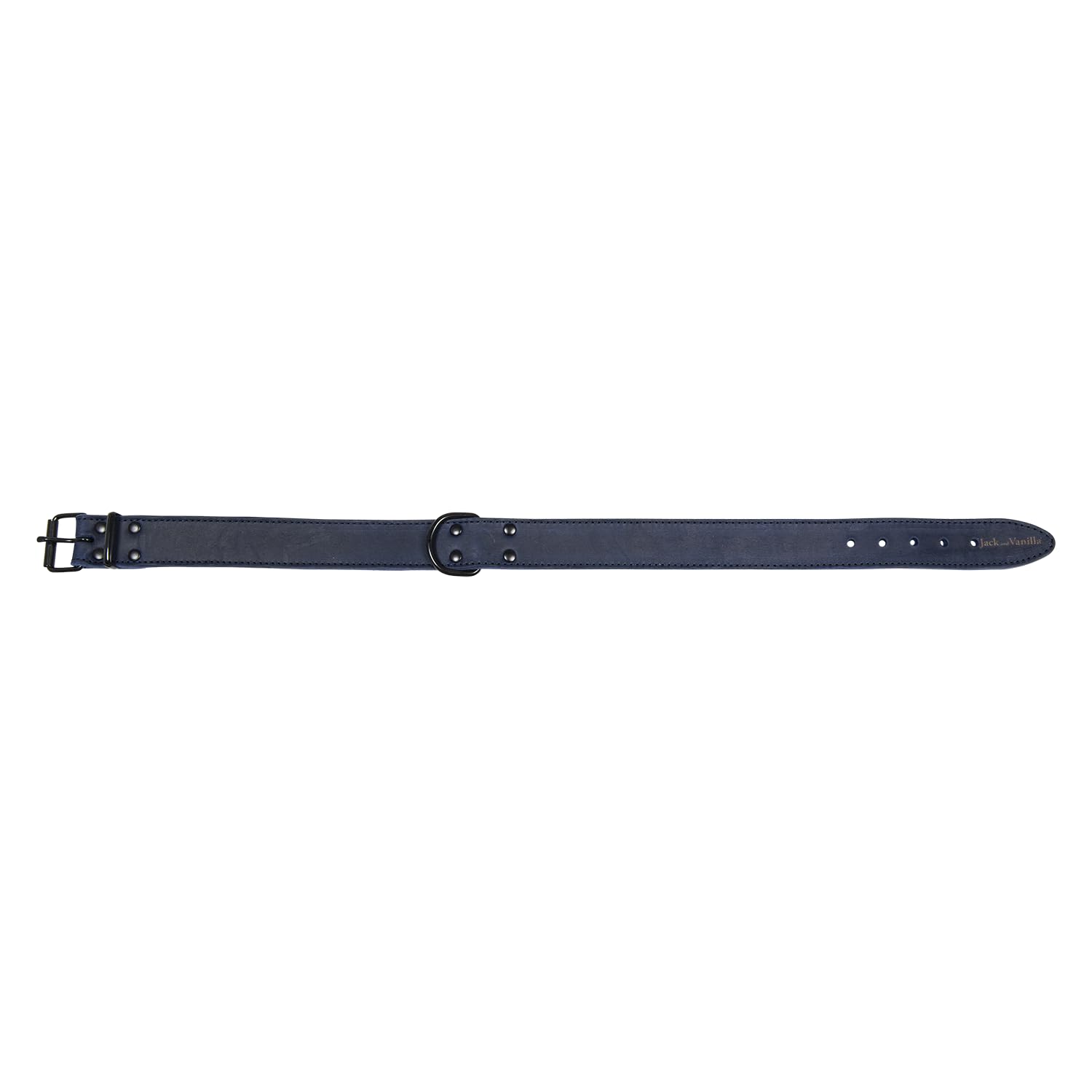 Collier pour chien bleu réglable résistant grand chien Jack and Vanilla 65cm