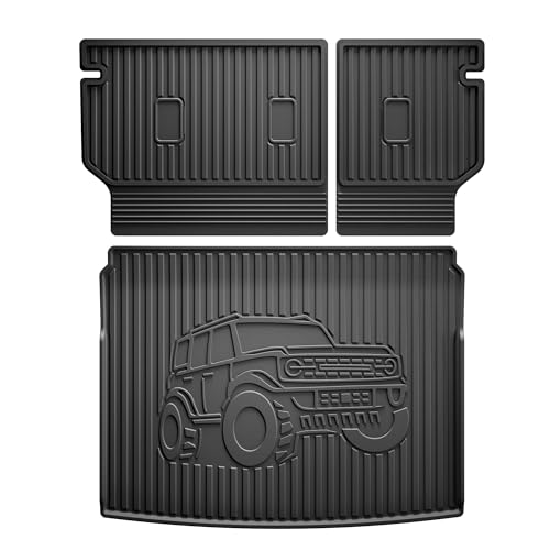 AOMSAZTO Cargo Liner and Backrest Mat for Ford Bronco Sport 2021-2026