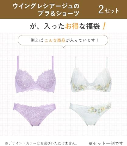 Amazon | [ウイング/ワコール] ブラショーツセット 【福袋