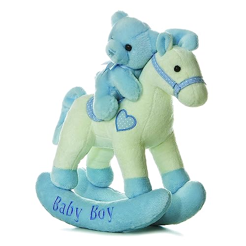 Ebba™ Melodious Musicals! Baby Boy Rocking Horse™ Baby Stuffed Animal - Musical Entertainment - Engaging Play - Blue 12 Inches #TOP11