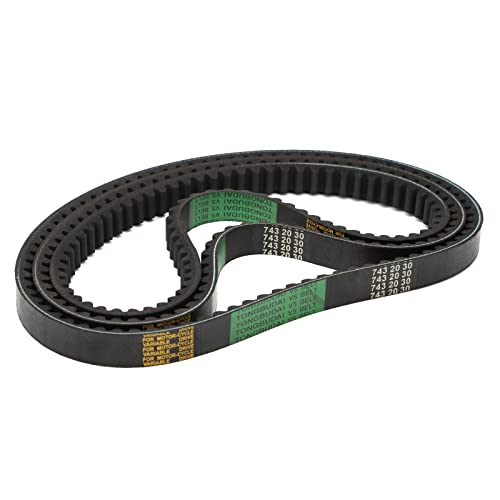 Mokuo 743 20 30 Drive Belt For Chinese Gy6 125Cc 150Cc Atv Quad Scooter Moped 152Qmi 157Qmj Short-Case Engine 3Pc Taotao Jonway Parts #TOP2