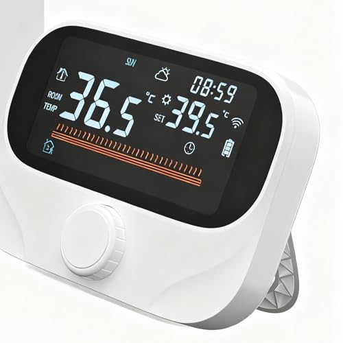 Thermostat Wi-Fi programmable 7 jours pour chaudière de maison - 8