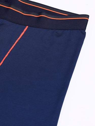 Image of TECHNOSPORT Men's Colorblock Trunks Underwear with ElastoLITE 4 Way Stretch Lightweight Breathable Moisture Wicking Soft Anti Odour Anti Microbial Comfort Fit Boxer Briefs Innerwear for Men