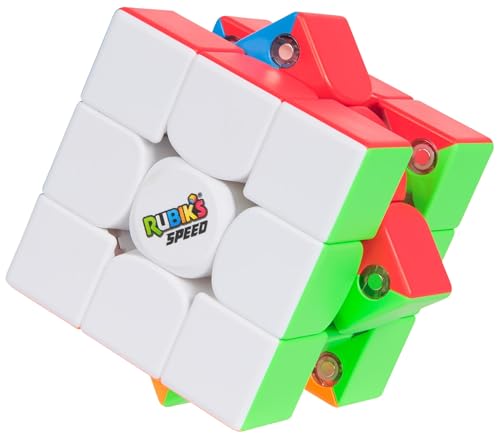 Rubik's - Speed Cube 3x3, original Ultra-leichtgängiger Zauberwürfel mit Magneten, hochwertige Verarbeitung für Einsteiger und Speedcubing-Profis, ab 8 Jahren