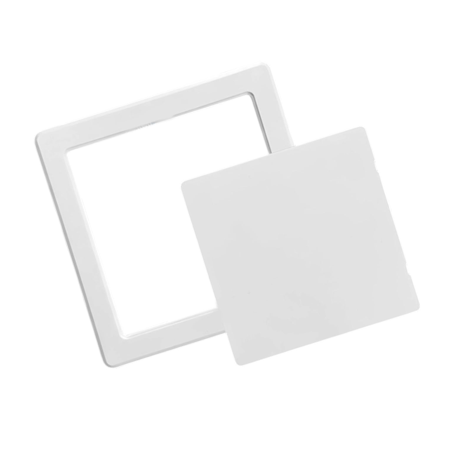 Kokdid 200X200mm None Drill Wall Mounted Access Panel Cover Opening Access Door Wall Ceiling White Hatches Cover