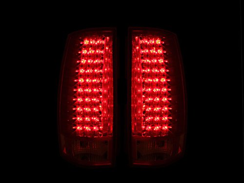 Anzousa 311140 Red/Clear Led Tail Light - (Sold In Pairs) #TOP3