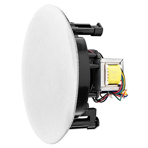 OSD Audio 6.5" Trimless 70V in Ceiling Speaker, 20W, 10W, 5W, 2.5W / 8Ohm Wattage Taps, Single, ACE600ST